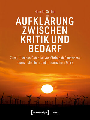 cover image of Aufklärung zwischen Kritik und Bedarf